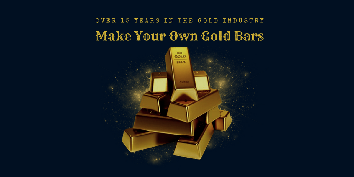 Make Your Own Gold Bars 1/4 number 4 stamp-punch-hand-tool-gold