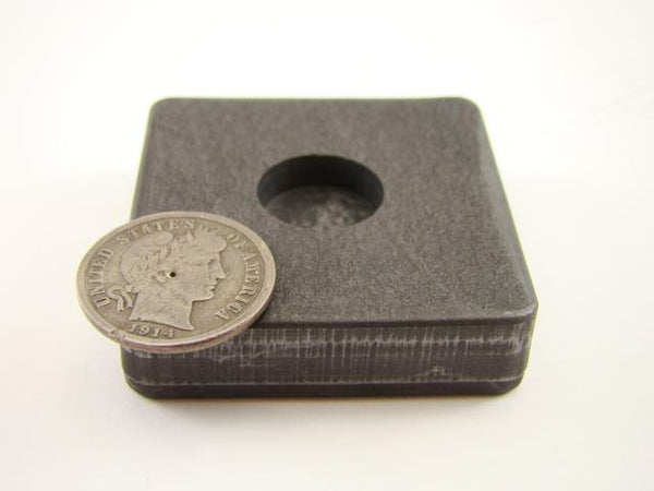 1/4 oz Round Gold Bar High Density Graphite Mold - 1/8 oz Silver Bar Copper Coin