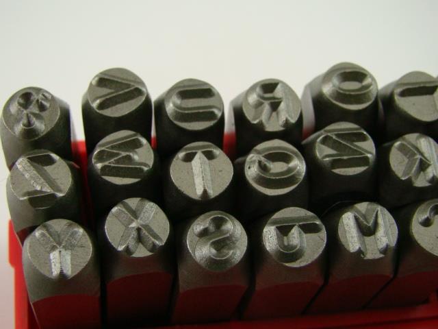 Letters Alphabet Punch Set Metal Stamps 1/8 27pcs.