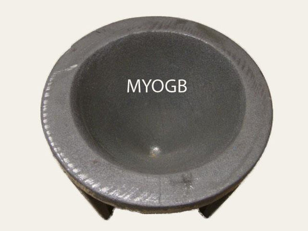 7" Large Smelting Gold Conical Cast Iron Mold-Assy-Cone -Slag-Make Buttons