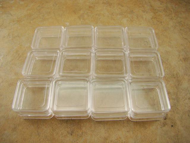 Lot of 12pcs Plastic Storage Containers-Gold Nuggets-Beads-Ore Samples –  Make Your Own Gold Bars.com