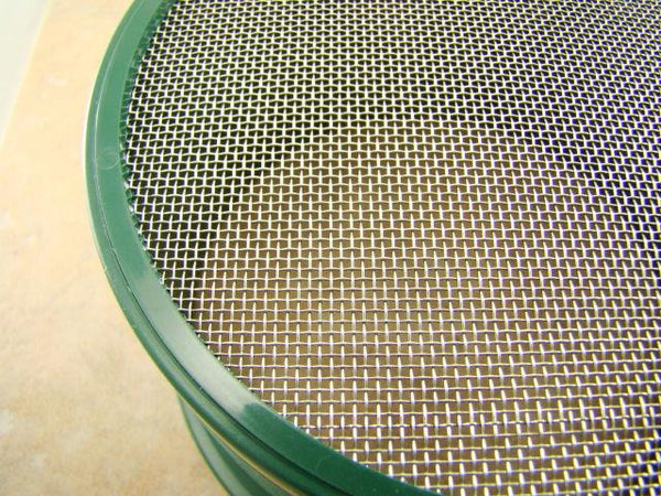 Stackable Plastic Sieve / Screen Kit 4 screens Classifying 10-20-30-50 Mesh-Gold