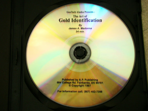Outstanding "Gold Identification" DVD Placer-Lode-Specific Weight-Hardness +More