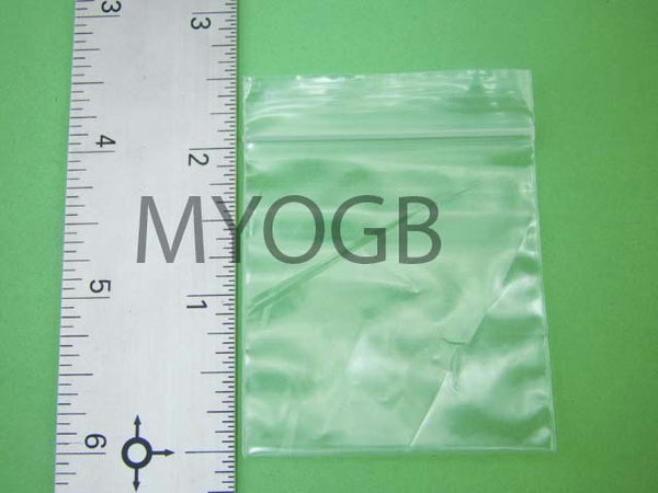 200pcs 2" x 2" Zip Lock Plastic Bags-Storage-Jewerly-Parts-Gold Nuggets