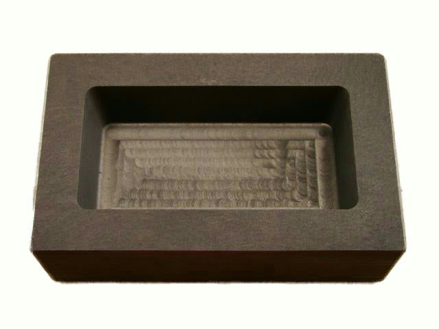 200 Oz Graphite Gold & Silver Ingot Mold – USA Made For Precious Metal Casting