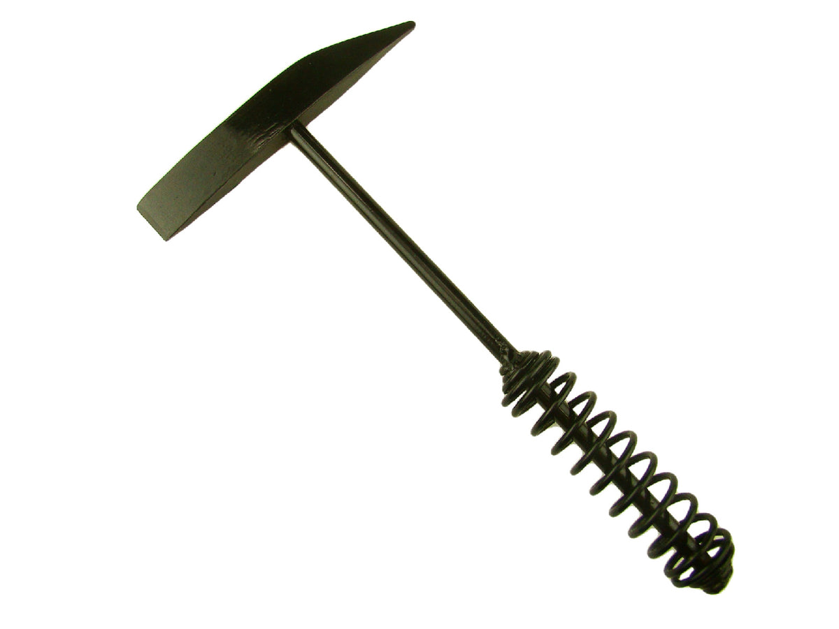 Mardatt 10" Welding Chipping Hammer With Coil Spring Handle + 10" Welding Gloves – Slag Removal Kit