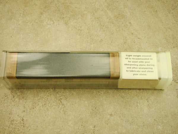 Dan's EZ-Hone Arkansas 6" Knife Sharpner With Coarse and Medium Stone