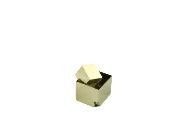 Navajun Spain Mine - Pyrite Cube Crystal With Display Case-#PC29