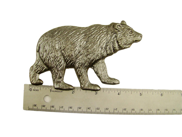 Bear Stamped Steel-Weldable Paintable Deco Fence Gate House Barn 3"