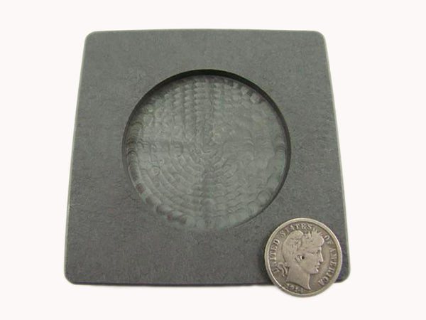 Silver 1 oz Round Coin Size Gold 2oz High Density Graphite Mold Bar