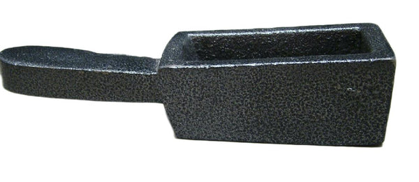 40 oz Gold Bar Loaf Cast Iron Ingot Mold Scrap  Silver 20 oz  - Copper Aluminum