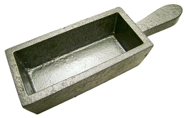 200 oz Gold Bar Loaf Steel Ingot Mold Silver 100 oz Cast Iron- Smelting Sterling
