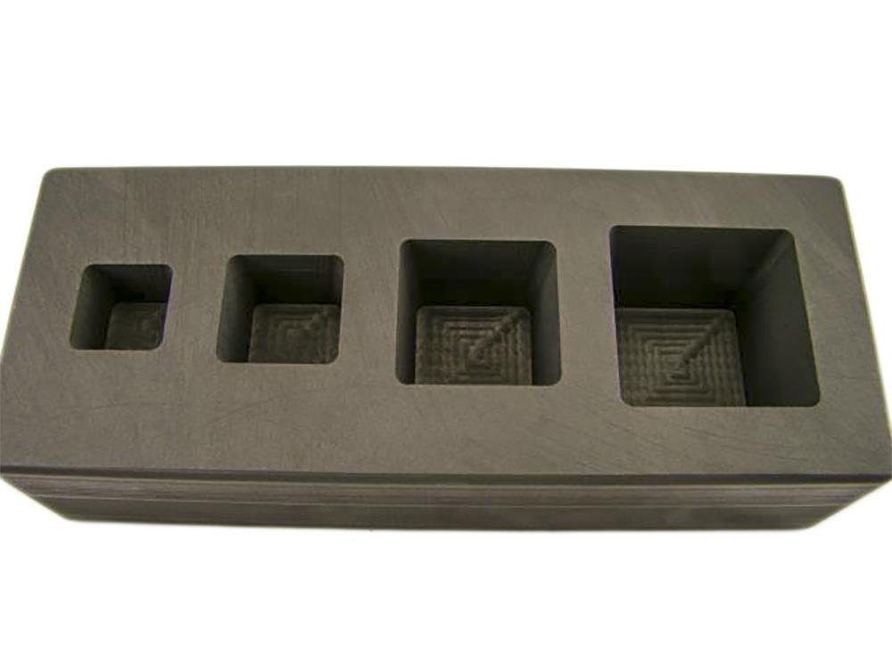 High Density Graphite Mold 1-2-5-10 oz Gold Bar Silver 4-Cavity Cube – Make  Your Own Gold Bars.com