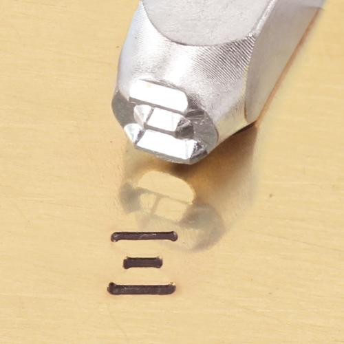 "Greek-Xi-Sign" 1/4"-6mm-Large Stamp-Punch-Metal-Steel-Gold & Silver Bars Copper