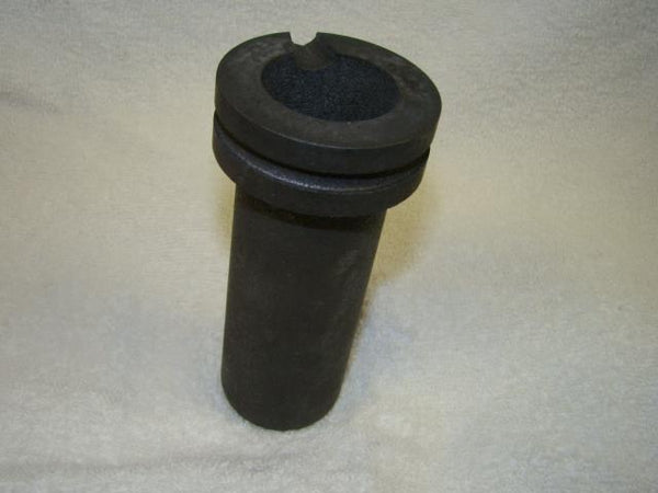 Lot of 3- 30 oz Kerr Furnace Graphite Crucible Grooved-Gold-Silver-Melting Italy