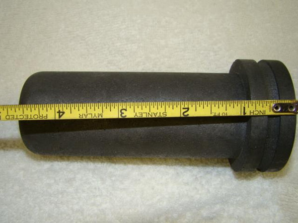 Lot of 3- 30 oz Kerr Furnace Graphite Crucible Grooved-Gold-Silver-Melting Italy