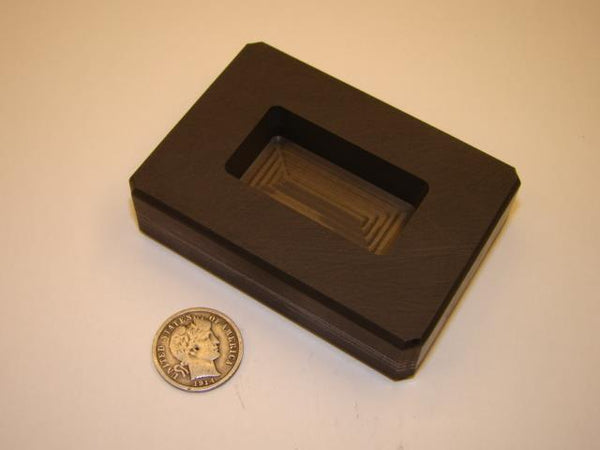 3 oz Gold 1.5 oz Silver Bar High Density Graphite Ingot Mold Loaf Copper