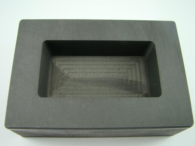 30 oz Gold High Density Graphite Mold - 20 oz Silver / Copper Bar Loaf Scrap
