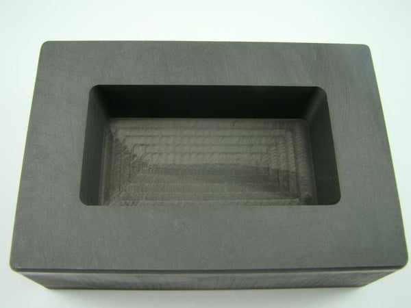 30 oz Gold High Density Graphite Mold - 20 oz Silver / Copper Bar Loaf Scrap
