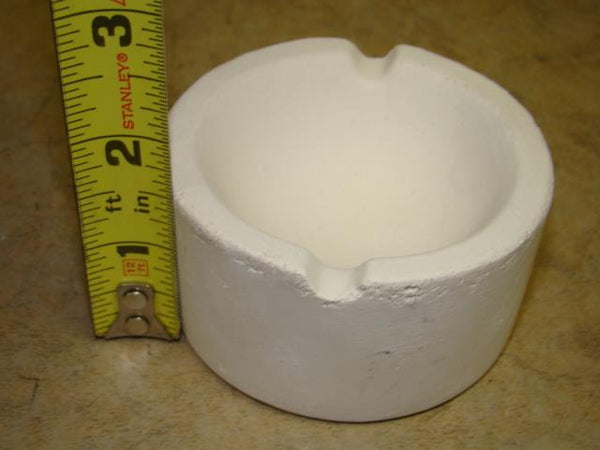 Heavy-Duty Poor Mans Gold & Silver Melting Furnace-Dish & Handle + 1 Lb of Borax
