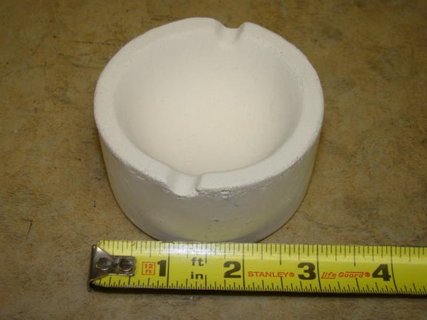 Heavy-Duty Poor Mans Gold & Silver Melting Furnace-Dish & Handle + 1 Lb of Borax