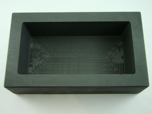 200 oz Gold 100 oz Silver High Density Graphite Mold Bar Loaf Scrap Copper