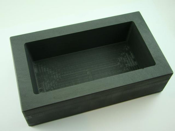 200 oz Gold 100 oz Silver High Density Graphite Mold Bar Loaf Scrap Copper