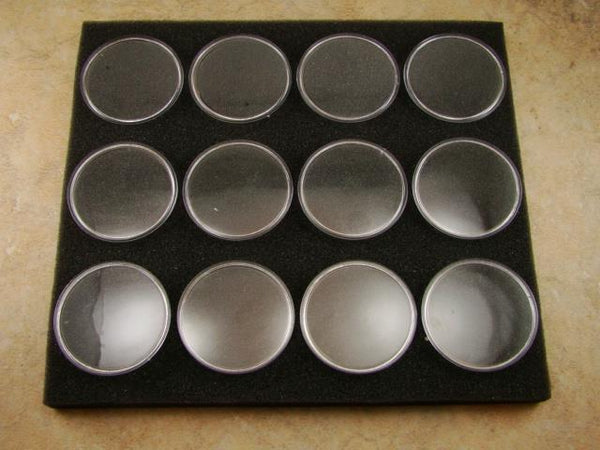 CLEARANCE Lot of 12 Gold Nugget Display Cases w/ Black Foam / Gems Rocks Coin