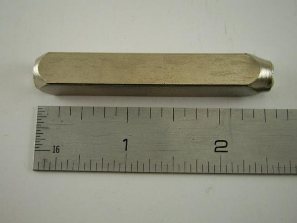 "Greek-Rho-Sign" 1/4"-6mm-Large Stamp-Punch-Metal-Steel-Gold & Silver Bars