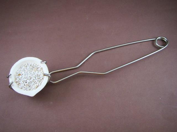 Small Crucible Dish & Tong Kit -Gold Recovery-Melting-Silver-Make Bars