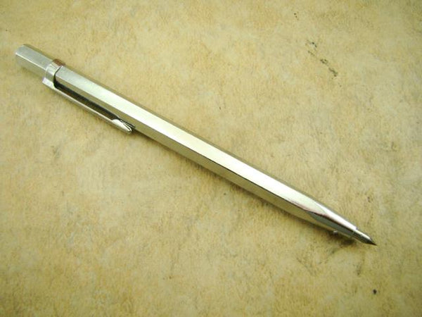 6" Carbide Scriber With Pocket Clip - Gold Minerials Gems Silver Jewelry Tools