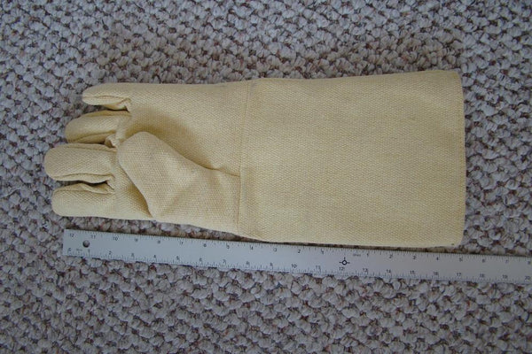 Professional Kevlar Heat Glove-Furnace Kiln Fire 17" Left Hand Gold Melt Safety