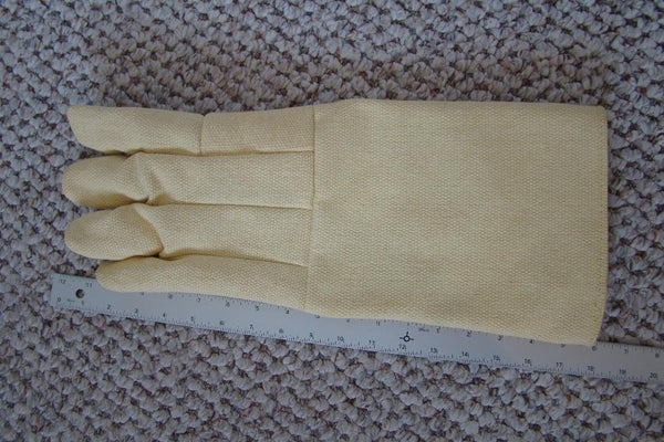 Professional Kevlar Heat Glove-Furnace Kiln Fire 17" Left Hand Gold Melt Safety