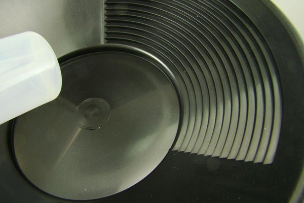 Lot of 2 - 8" Black Gold Pans w/ Bottle Snuffer-Panning Kit-Prospecting-Mining