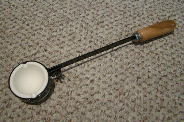Heavy-Duty Poor Mans Gold & Silver Melting Furnace-Dish & Handle + 1 Lb of Borax