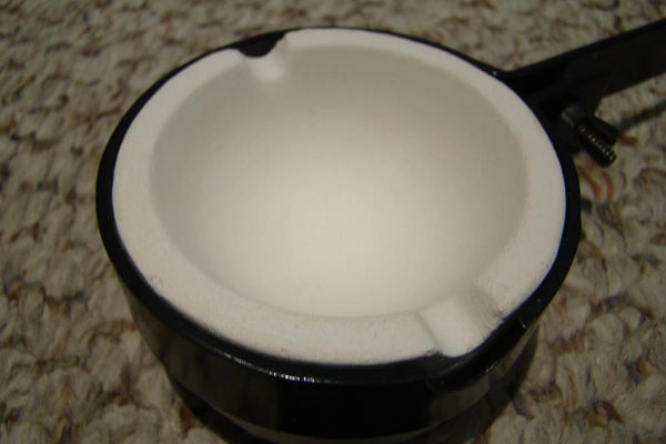 Heavy-Duty Poor Mans Gold & Silver Melting Furnace-Dish & Handle + 1 Lb of Borax