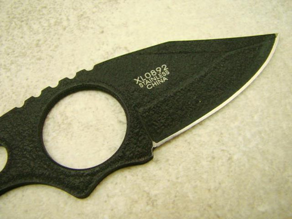 Tomahawk Brand Fixed Blade Knife w/Sheath Belt Loop chord XL0892BKNM