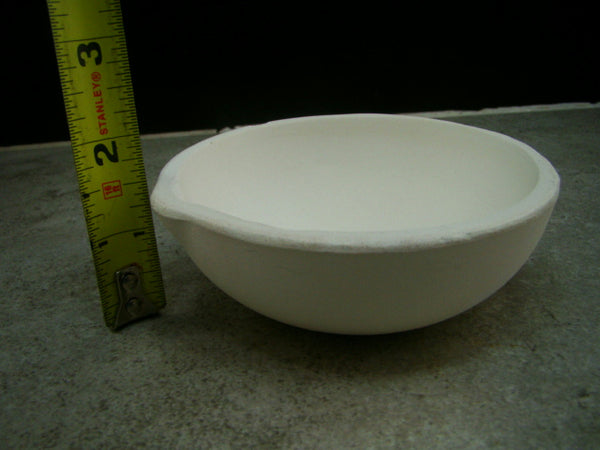 4-1/8" Crucible Dish & Tong Set -Gold Recovery-Melting-Silver-Copper-Lead-XLarge