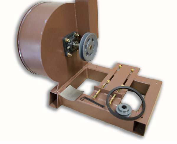 Rock Crusher Gas-No Motor-Gold Ore-14" Drum 3" Infeed-Rockwell #58 Hammers