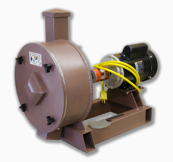 K & M Krusher - Bone - Clay Crusher 1HP Electric Motor 14" Drum 3" Infeed-Cemetery Cremation w/ Legs