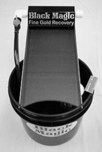 Black Magic Fine Gold Recovery System - Mini Bucket Recirculator Sands- Sluice