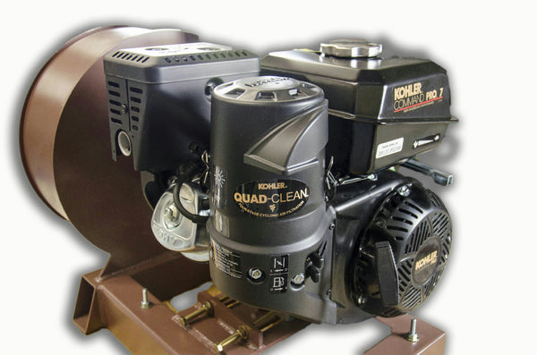 Rock Crusher 7Hp Kohler Gas-Gold Ore-11" Drum 2-1/2" Infeed K&M Krusher