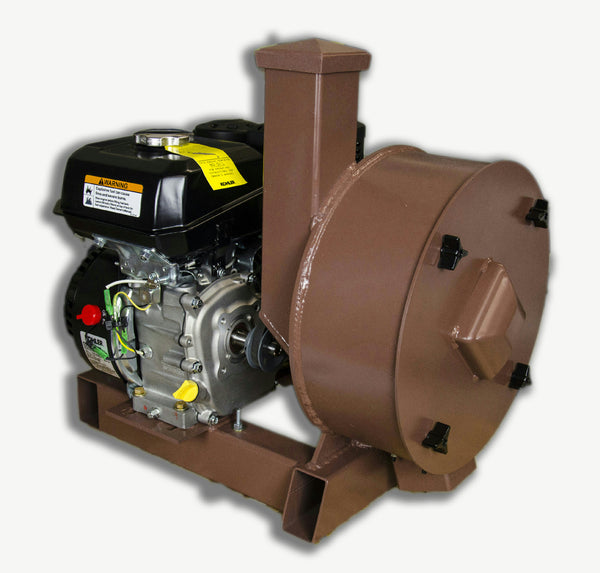 Rock/Ore Crusher 6.5HP Gas Motor-Electric Start 14" Drum 3" Infeed-Rockwell #58 Hammers W/ Legs