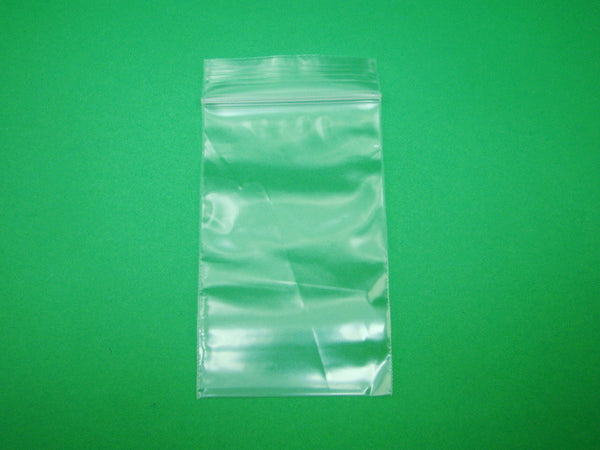 100pcs 2" x 3" Zip Lock Plastic Bags-Storage-Jewerly-Parts-Gold Nuggets
