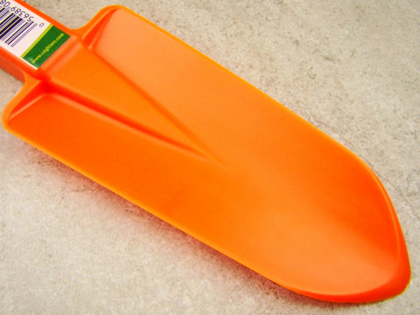 Bright Orange Plastic Scoop Trowel Shovel- Metal Detecting Pointed End-Garden