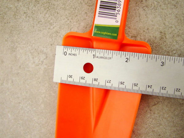 Bright Orange Plastic Scoop Trowel Shovel- Metal Detecting Pointed End-Garden