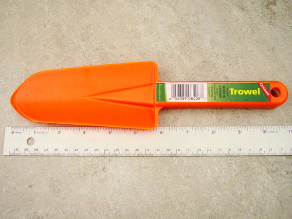 Bright Orange Plastic Scoop Trowel Shovel- Metal Detecting Pointed End-Garden