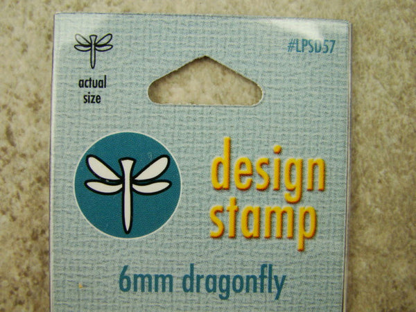 "Dragonfly" Bug 1/4"-6mm-Large Stamp-Metal-Hardened Steel-Gold & Silver Bar