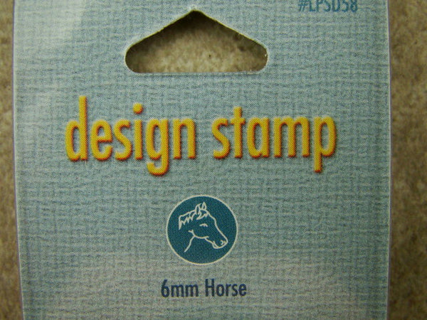 "Horse Head" Animal  1/4"-6mm-Large Stamp-Metal-Hardened Steel-Gold & Silver Bar