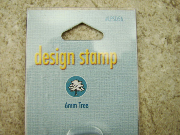"Tree" Forest -6mm-Large Stamp-Metal-Hardened Steel-Gold & Silver Bar